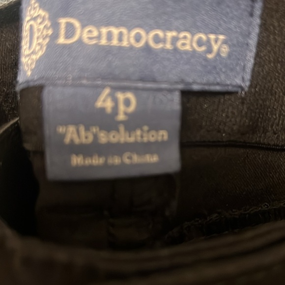 Democracy Black Ab Solution Itty Bitty Boot Jeans - Picture 7 of 12
